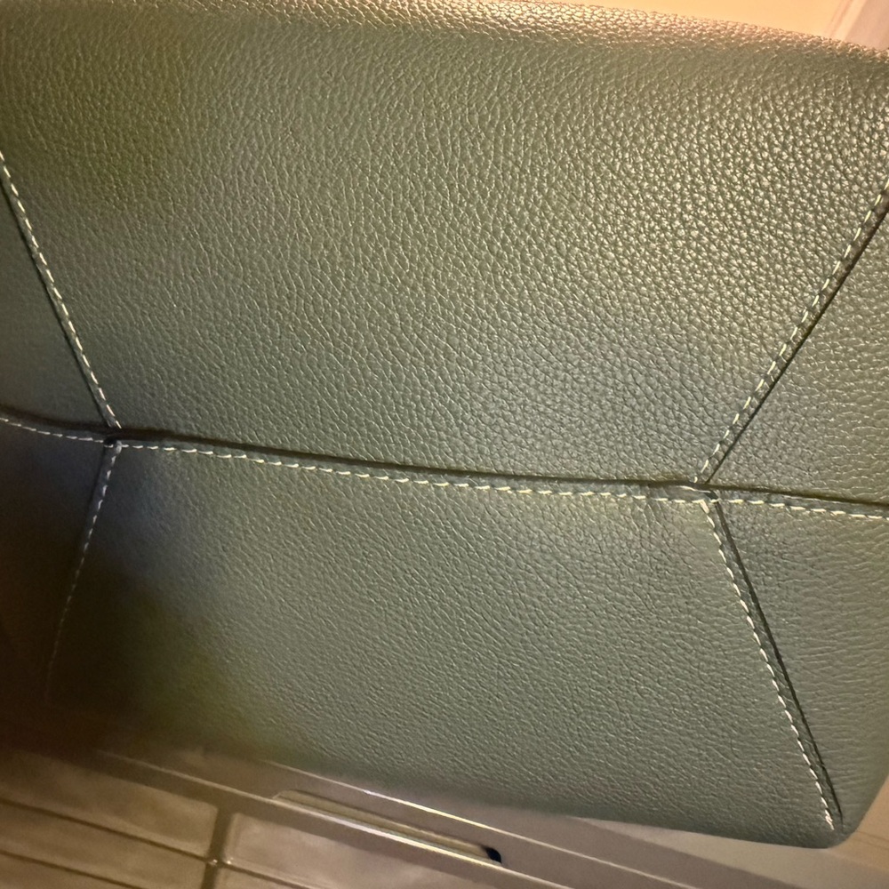 NEW Elegant Green and Brown Women's Tote Bag - Picture 2 of 5